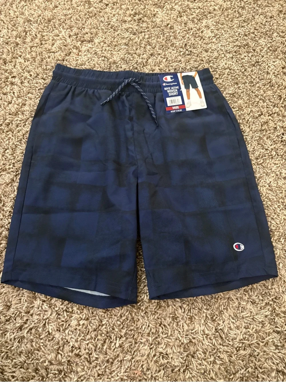 Champion Blue Boy's Active Woven Shorts
